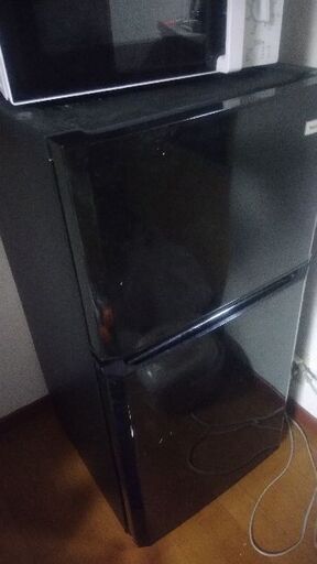 冷凍冷蔵庫（黒）【良品】【1人暮らし】