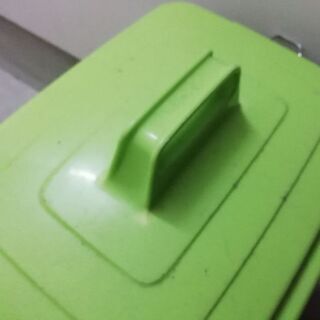 大容量　ゴミ箱　グリーンの画像