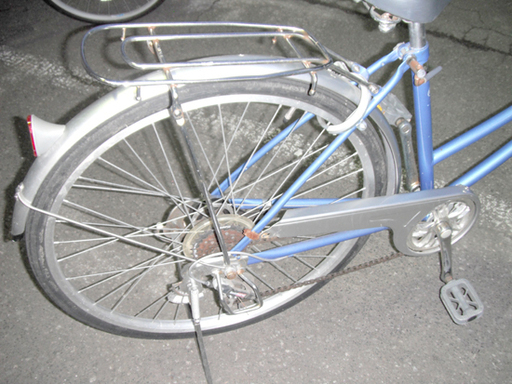 26インチ シティサイクル グリーン 自転車 変速なし リアキャリア ☆ PayPay(ペイペイ)決済可能 ☆ 札幌市 北区 屯田