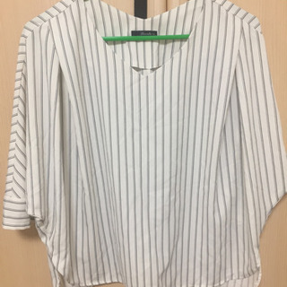 【ボックスタイプ 】ストライプブラウス