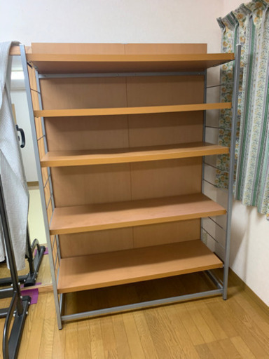 譲り先　決定しました　　　間仕切りラック120    収納棚