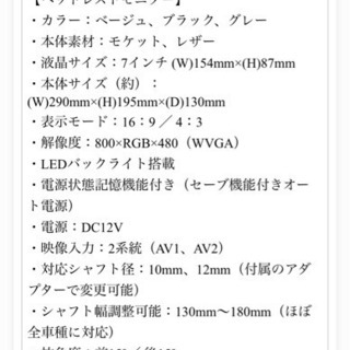 ヘッドレスモニターの画像