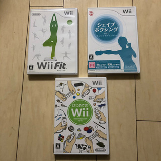 [終了]ニンテンドーWii本体とWiifit(ボード)セットの画像
