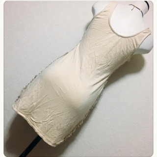 ご購入者様決定［LIP SERVICE］タイトワンピース  ベージュ セクシーシルエットの画像