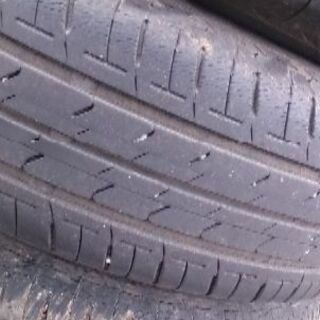 165/65Ｒ14 PCD100 4H ハブ径56 パッソ ルーミー タンク ミラージュ デリカD:2 トール ブーン軽自動車等に 転がし程度、の画像