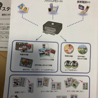 【交渉中】Canonプリンター MG6130 6色インク レーベル印刷可の画像