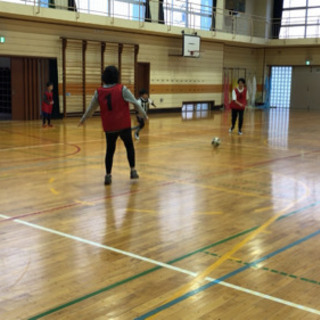 朝の親子サッカー