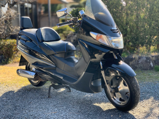 大幅値下げ早い者勝ち‼️実動・書類アリ‼️スカイウェイブ250cc‼️社外タコメーター・グリップヒーター等パーツ付き‼️