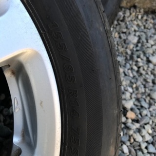 ダイハツムーブ　アルミホイールの画像