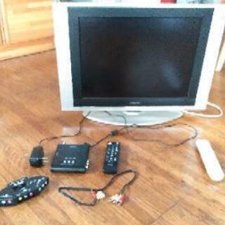 20型アナログ液晶テレビ+簡易デジタルチューナー