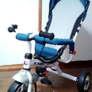 《終了》【美品】三輪車/かじとり/ハンドル/タイヤ空気入れ不要

