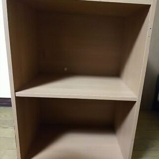 ０円で譲ります! カラーボックス