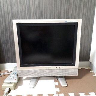 シャープ15型AQUOS液晶テレビ  DVDやゲームのモニターに