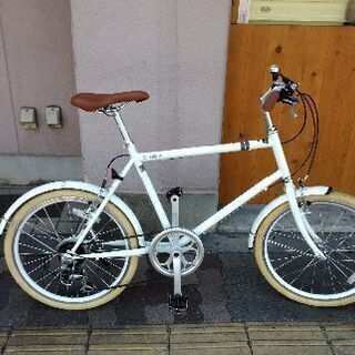SCH206[シークレットコード] 20吋小径クロスバイク 外装6段/ホワイト