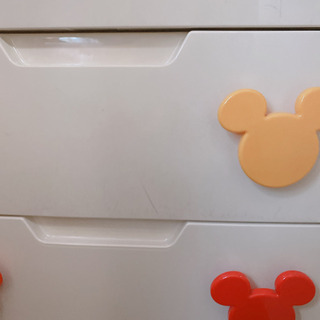 ミッキーのタンス 4段の画像
