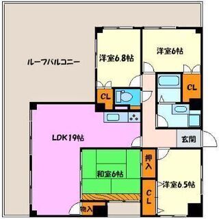 🌇四天王寺夕陽ヶ丘駅5分 家賃19.5万円 4LDK 100.5...