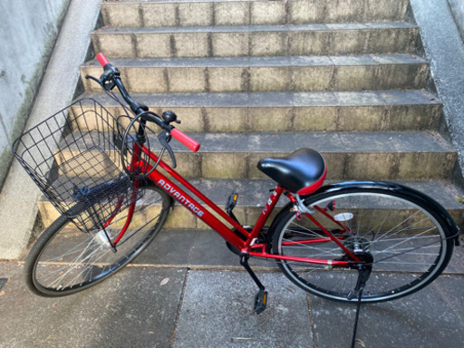 27インチ自転車 6変速 オートライト