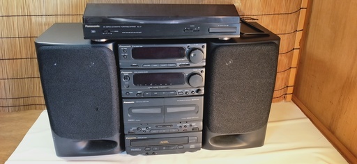パナソニック　コンポ　レコードプレーヤー　CD　ラジカセ　オーディオ