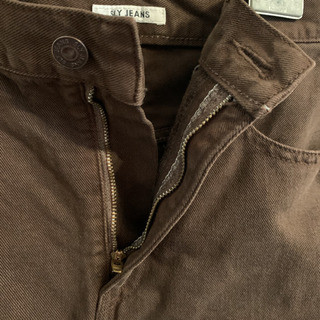 SLY デニム ミニスカート こげ茶の画像