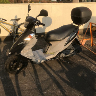 アドレスV125 黒　セル1発始動　タイヤ前後新品の画像