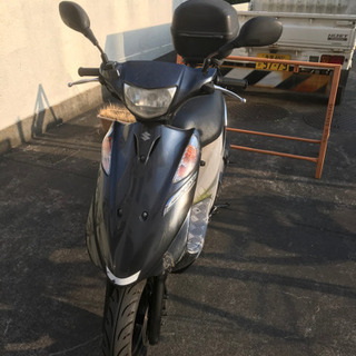 アドレスV125 黒　セル1発始動　タイヤ前後新品の画像