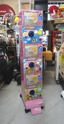 動作未確認 バンダイ カードダス 本体 筐体 カギ付き ジュニアシティ 自動販売機 自販機 BANDAI 札幌市 白石区 東札幌