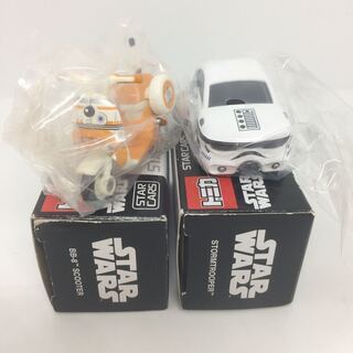 【スターウォーズ×トミカ：STAR CARSストームトルーパー&BB-8スクーター】STAR WARS ミニカーの画像