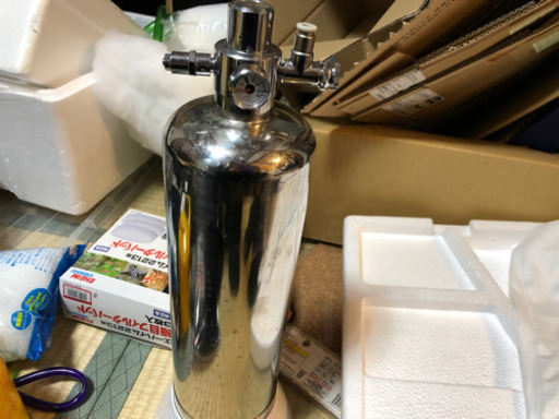 60cm水槽セット、おまけ発酵式CO2ボンベ