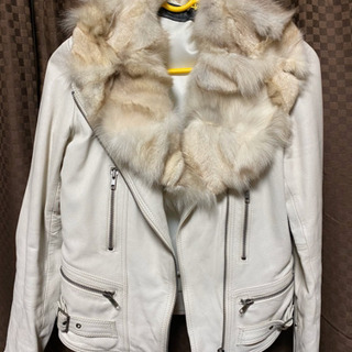 cook jeans フォックスファーのライダース