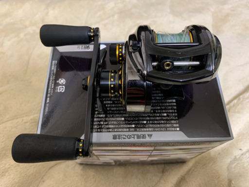 リール　アブガルシア　BLACK9 右巻き　PE2号付き