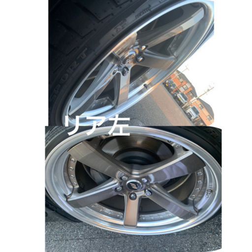 WORK ジースト　ST2 20インチ　ls460BMW タイヤ付き