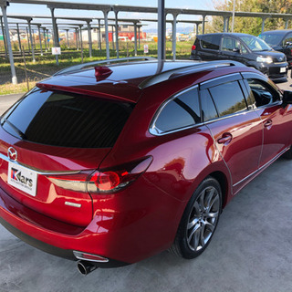 マツダ　アテンザワゴンXD Lパッケージ　クリーンディーゼル 純正ナビ　フルセグ　BカメラBluetooth DVD　レダークルコン革シートヒーターの画像