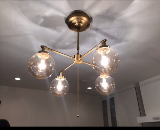 値下げ！HAMOSA ハモサ　ムーンクロス  シーリングライト照明