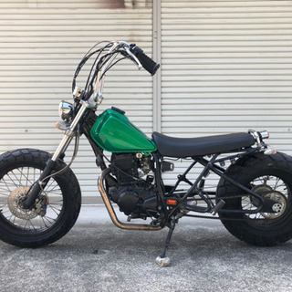 YAMAHA  TW200 フルカスタム　リジットフレーム　スカ...