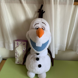 オラフ  ぬいぐるみの画像