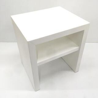 中古 美品 チェリー 桜屋工業 サイドテーブル BA-30 ホワ...