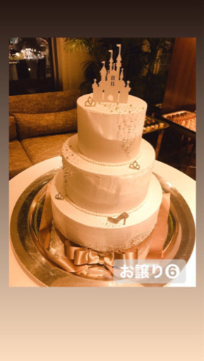 ウエディングケーキ　イミテーションケーキ