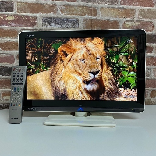 即日受渡❣️SHARP19薄型LEDハイビジョン ゲームやPCモニターに最適。