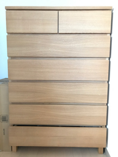 無印良品　6段チェスト　中古