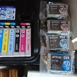 【急募.値下げ】EPSON純正インク(新品4点＋おまけ)