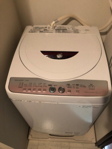 【3/31まで取りに来ていただける方のみ】洗濯機　SHARP ES-GE60L