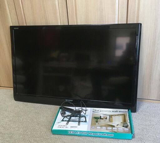 40インチ液晶テレビ（LC-40V5）+壁掛け金具+AMAZONファイヤースティック