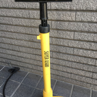 自転車空気入れ差し上げます。