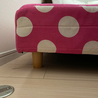 セミダブル 簡易ベッド　ローベットの画像