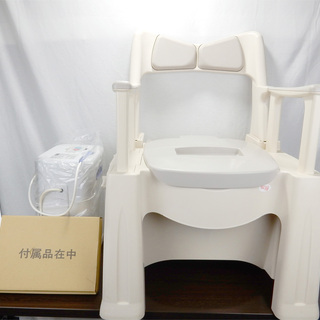 ☆未使用品☆安寿 ポータブルトイレ アロン化成 シャワーユニット付き
