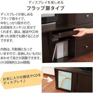 【あげます】フラップ扉付きボックス収納の画像