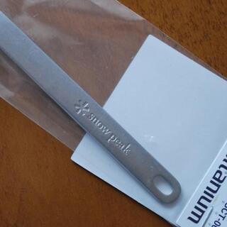 【完売】未使用 スノーピーク チタン 先割れスプーン SCT-004の画像