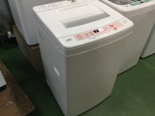 生活応援　アクア　洗濯機　2015年製　AQW−S50C  5㎏
