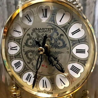 ★★MASTER QUARTZ 置時計 日本製 ※ジャンク品★★の画像