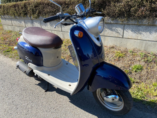 ☆ビーノ.紺☆バッテリー・シートなど新品交換^_^キャブレーターオーバーホール☆超速2ストモデル☆快速快調ですよ☆